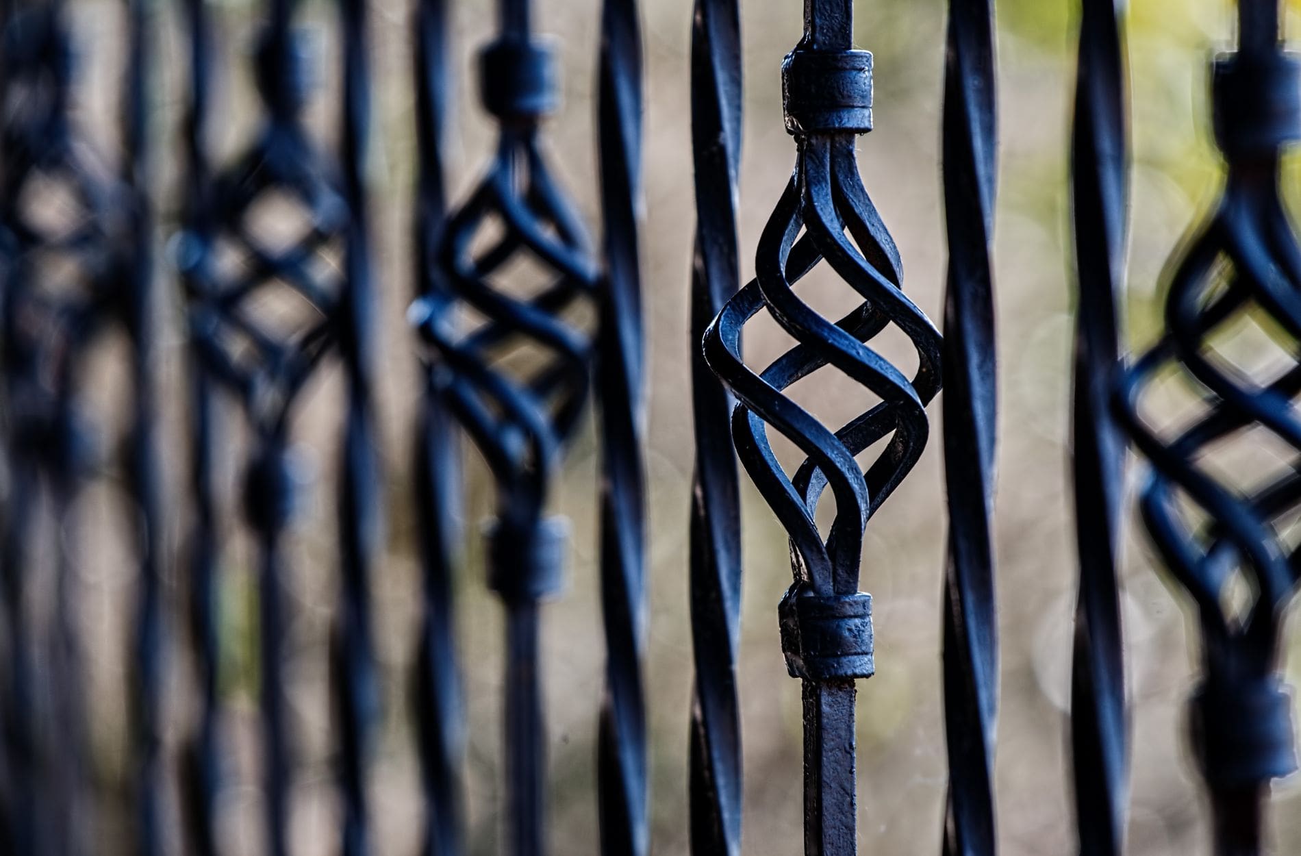 wrought iron fence